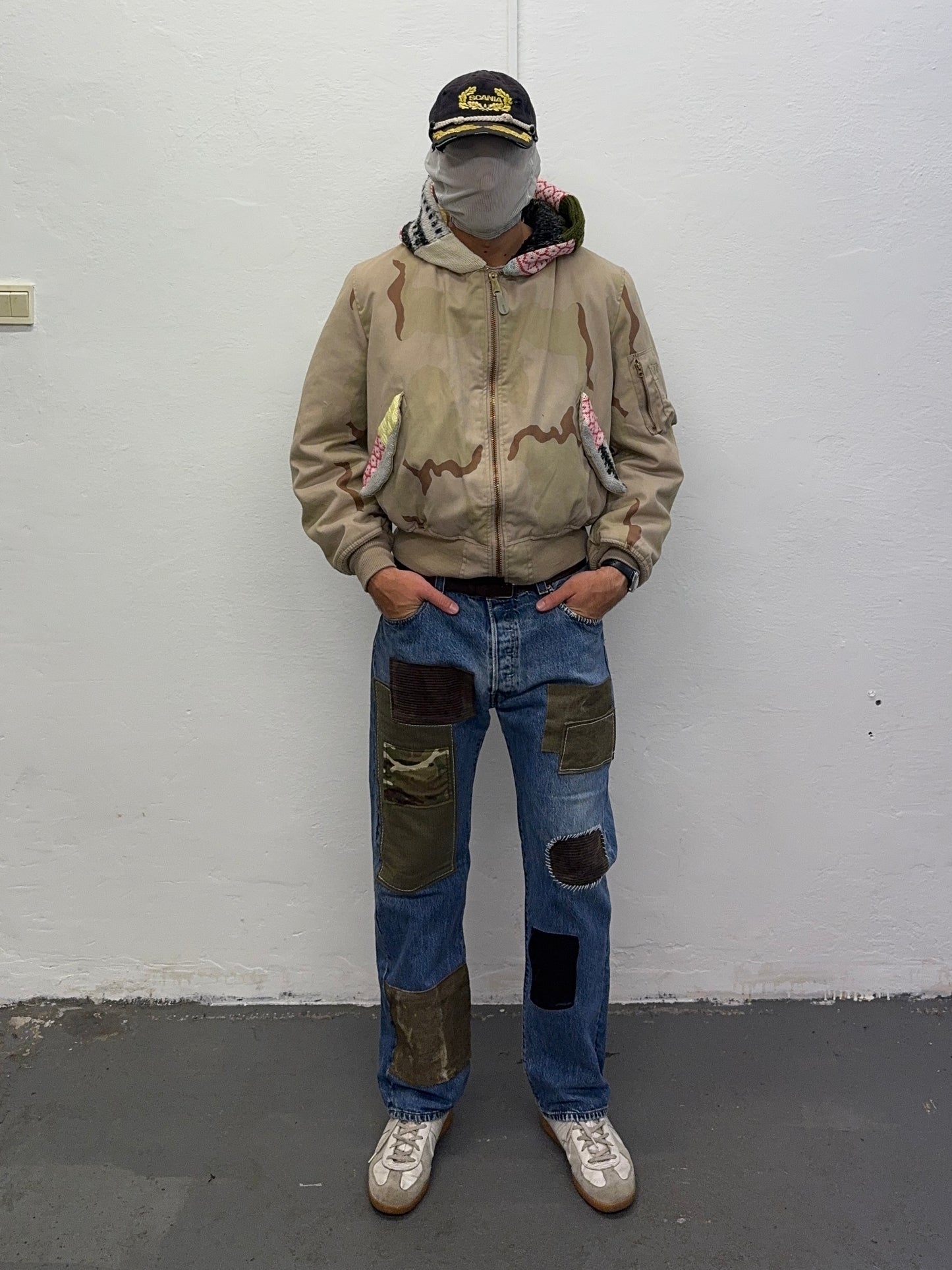 Reworked Ma-1 Jacket Camouflage