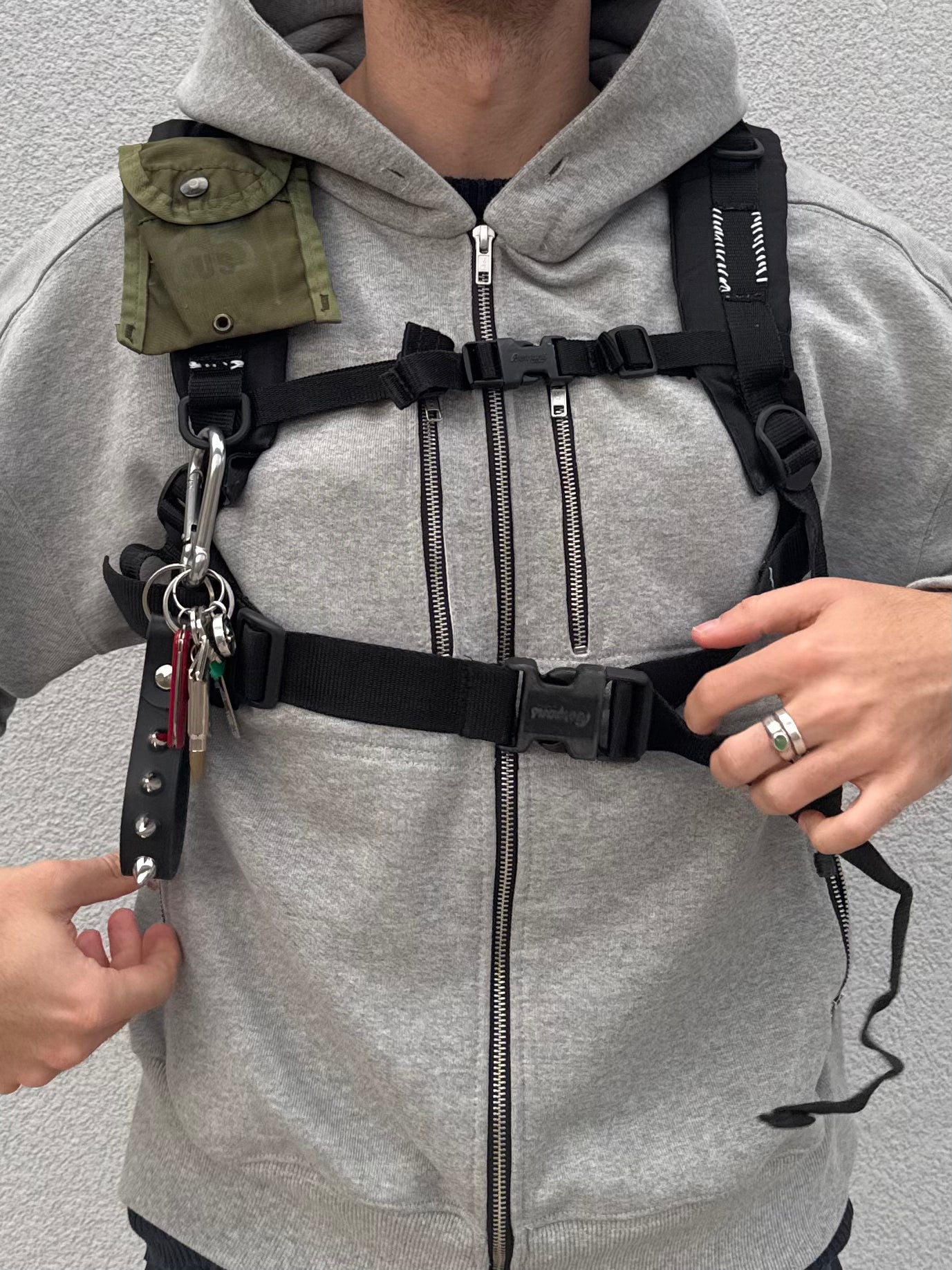Military Patchwork Bagpack