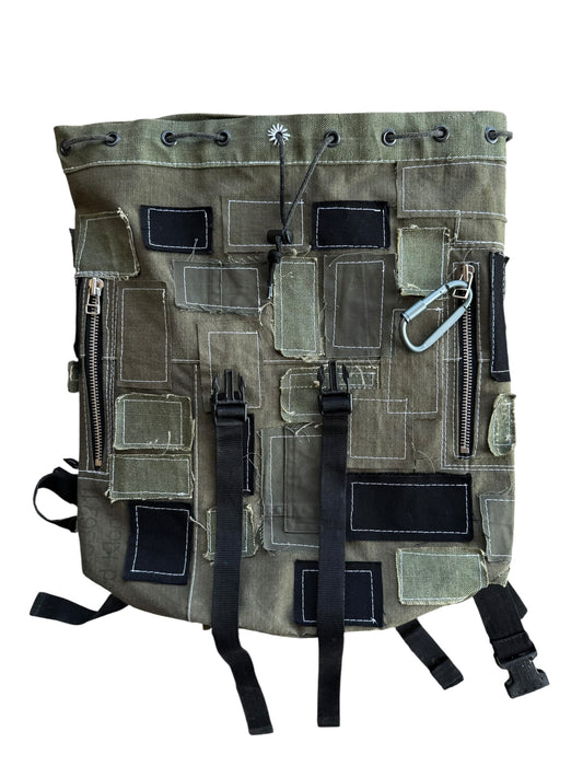 Military Patchwork Bagpack