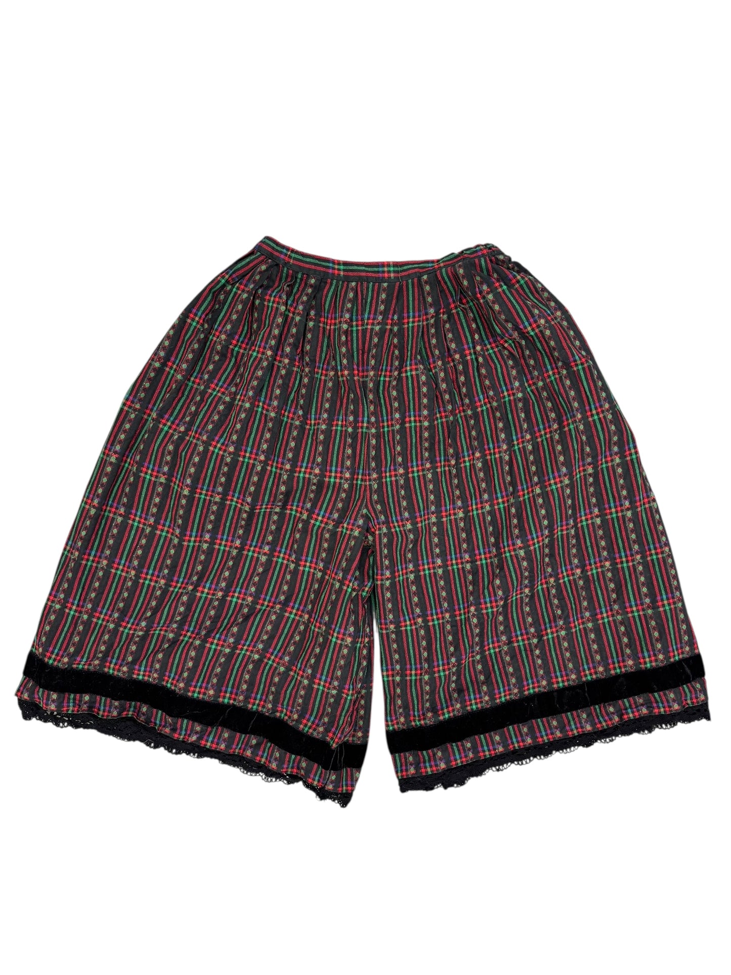 Traditional folk skirt shorts