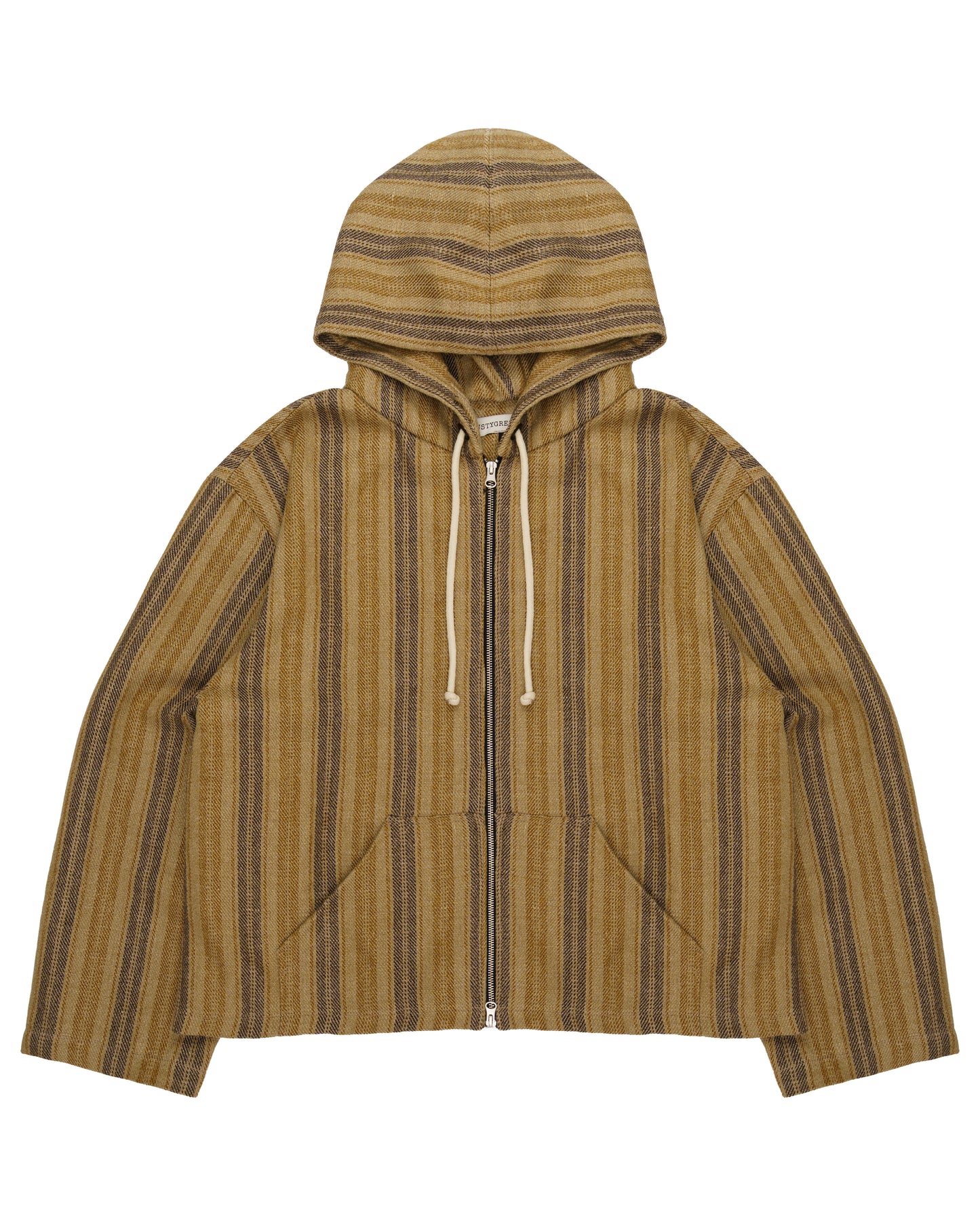Lniana bluza z kapturem w stylu renesansowym