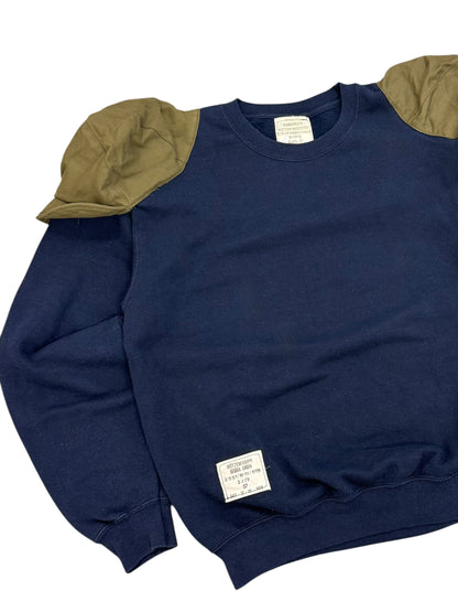 Shoulder Cap Sweatshirt Navy