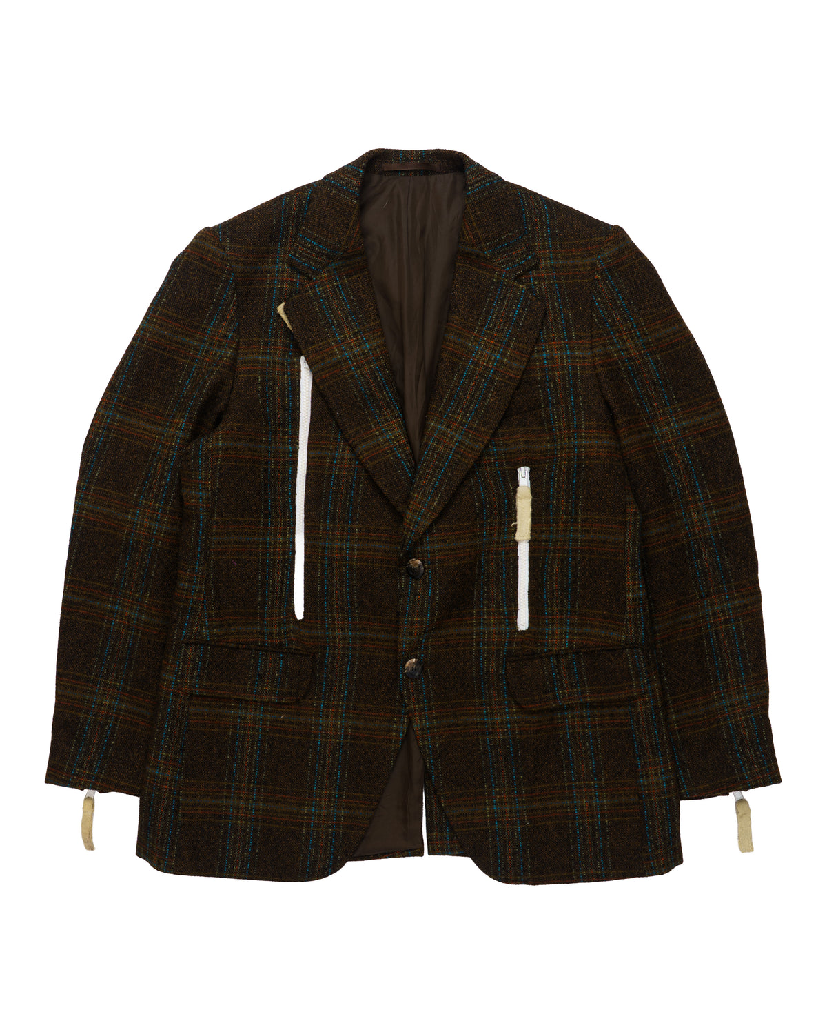Checked Zippers Blazer