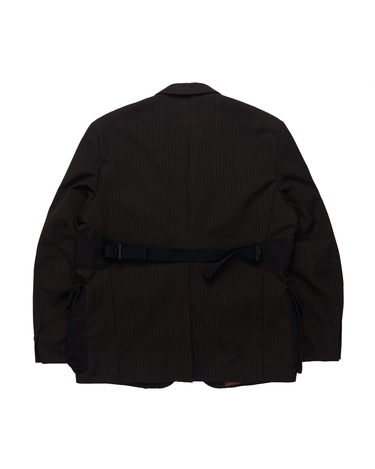 Pinstripe Cargo Blazer