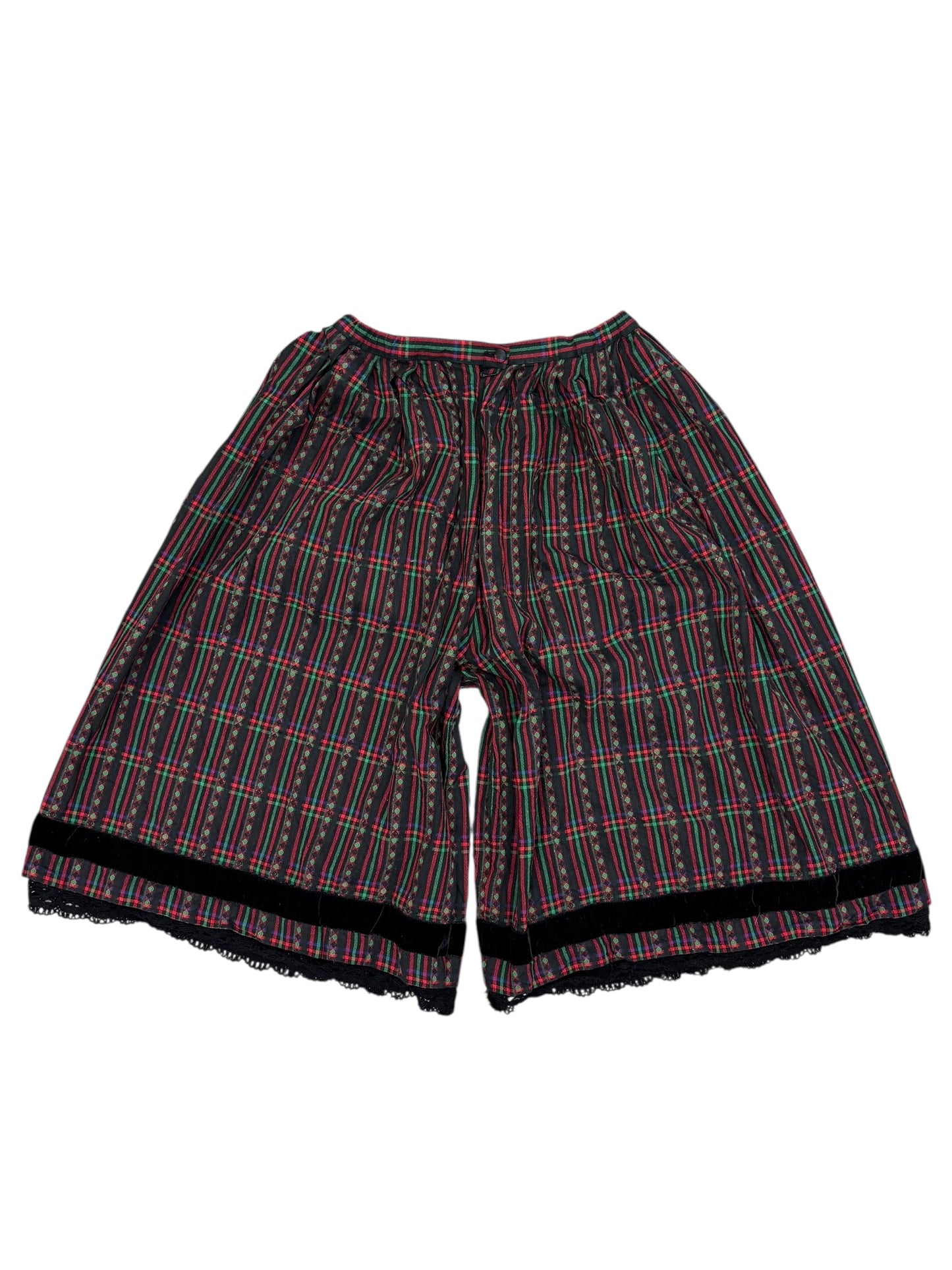 Traditional folk skirt shorts