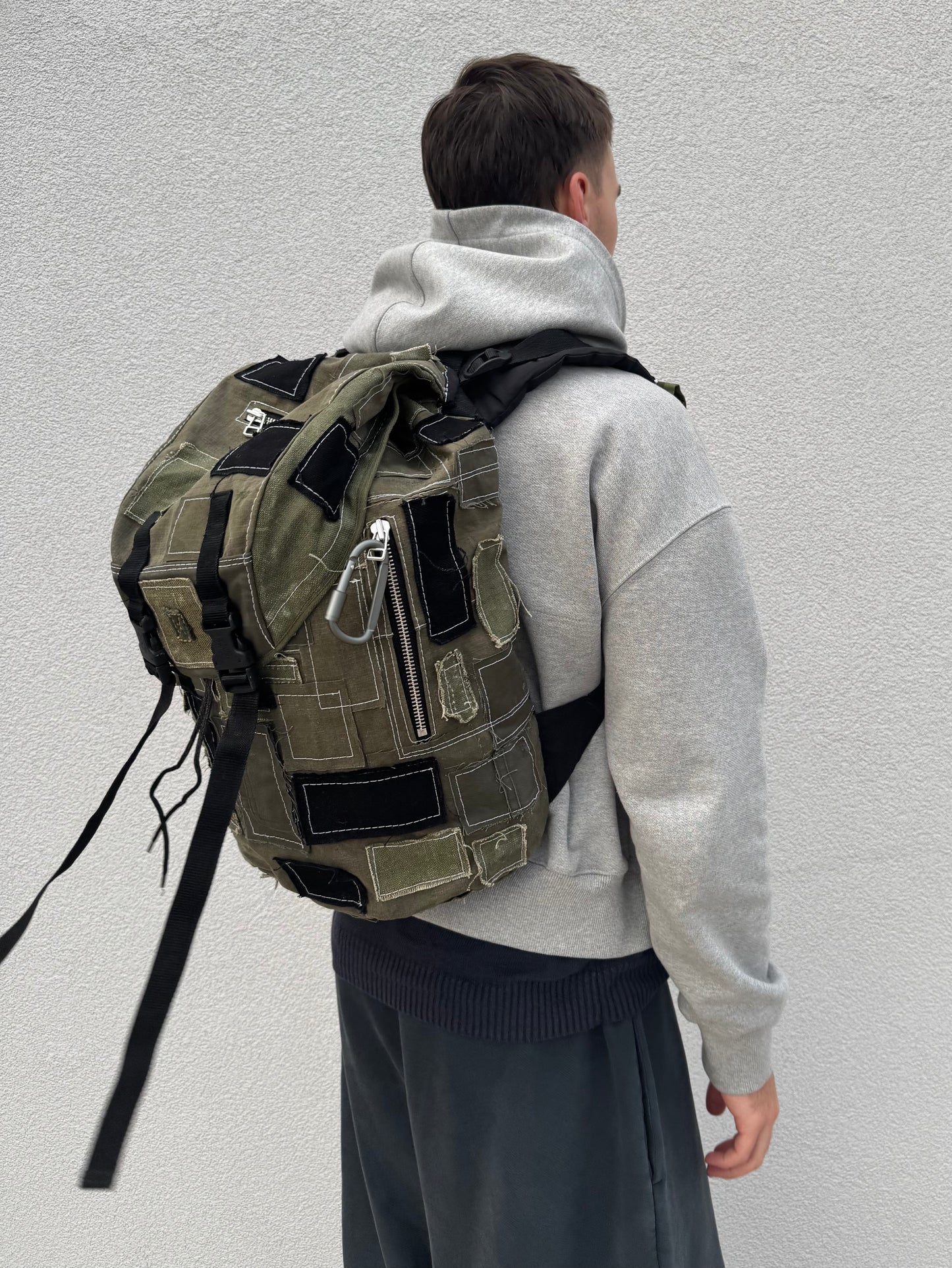 Military Patchwork Bagpack
