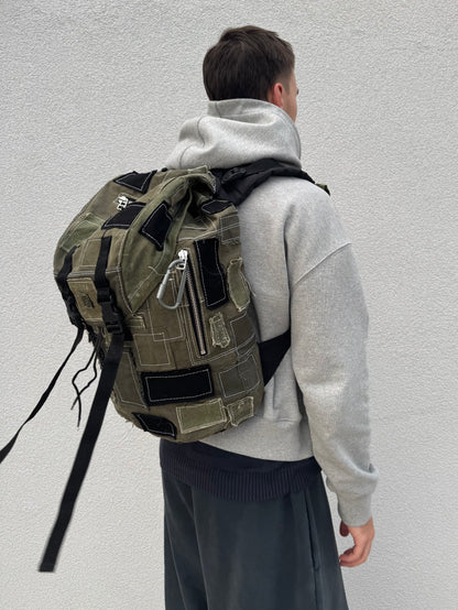 Military Patchwork Bagpack