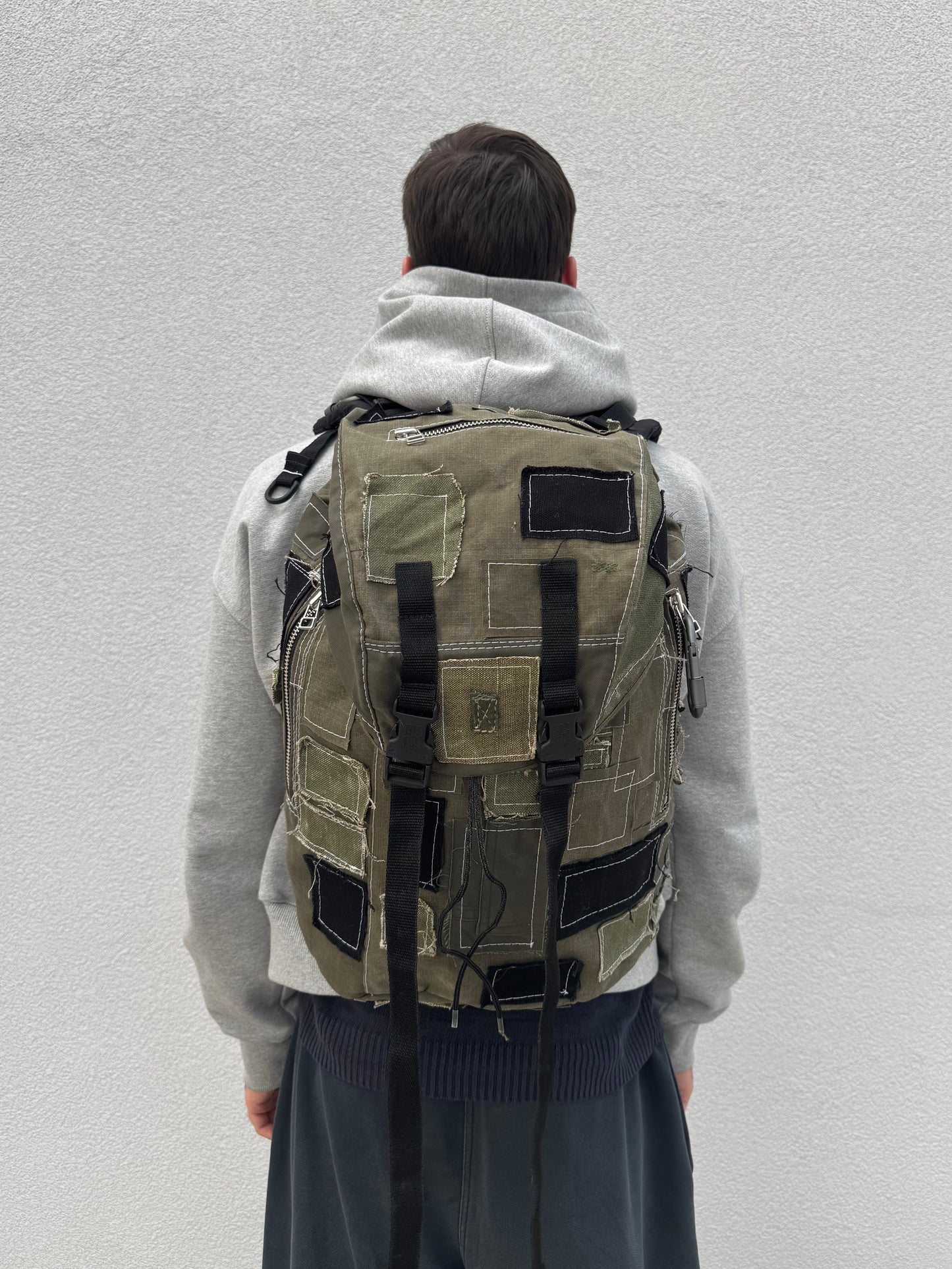 Military Patchwork Bagpack